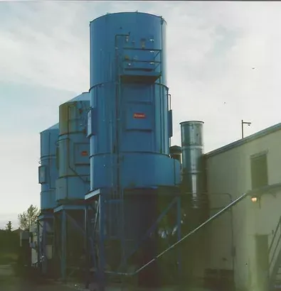 blue dust collection unit