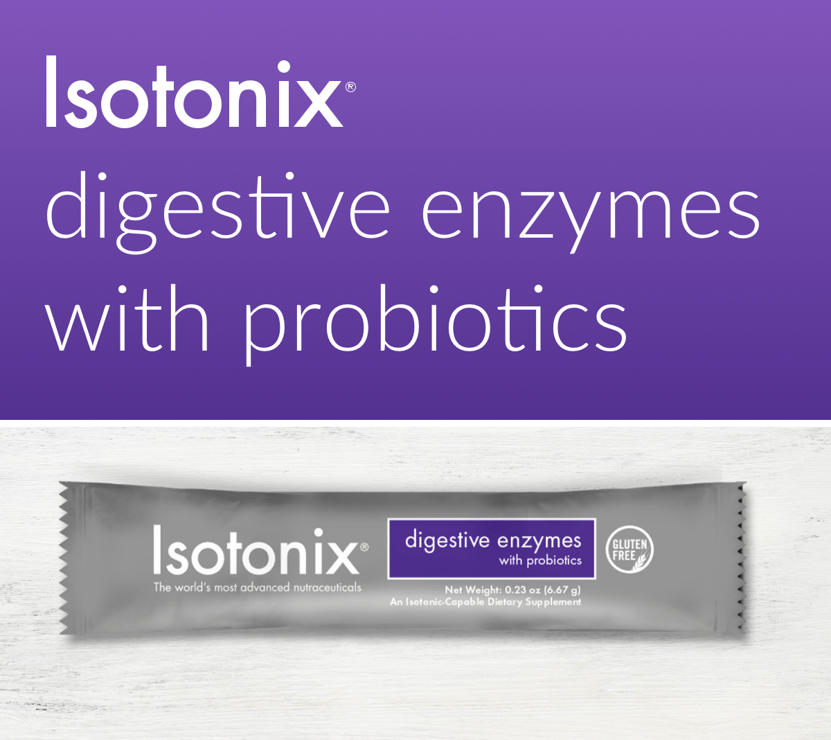 Isotonix Digestive Enzymes with Probiotics stick pack