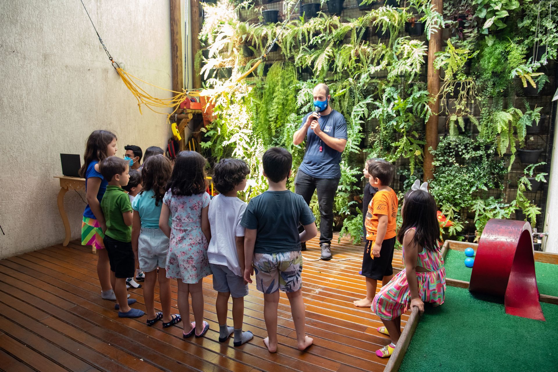 Recreação infantil para eventos comerciais