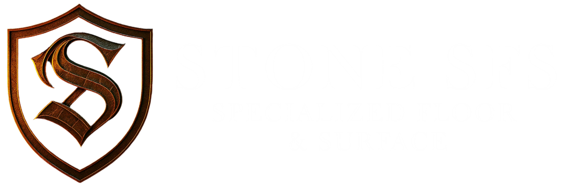 A shield with a letter s on it on a white background.