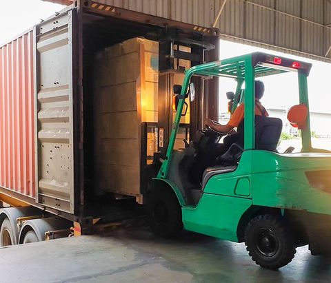 Green Forklift Truck — Piscataway, NJ — Central Forklift Inc.