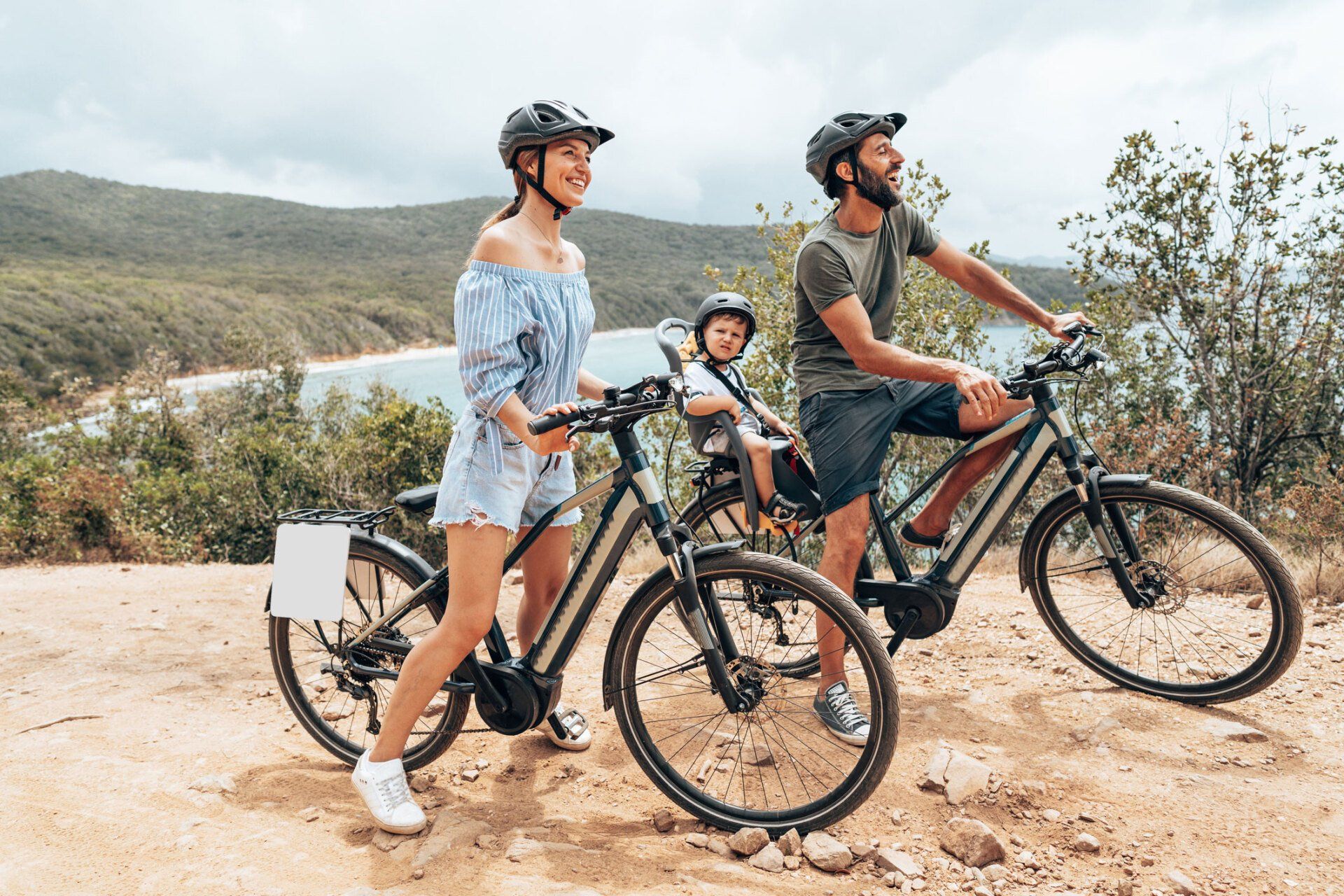 Family Bike Ride with Son on the Countryside — North Geelong, VIC — Marshall’s Cycles