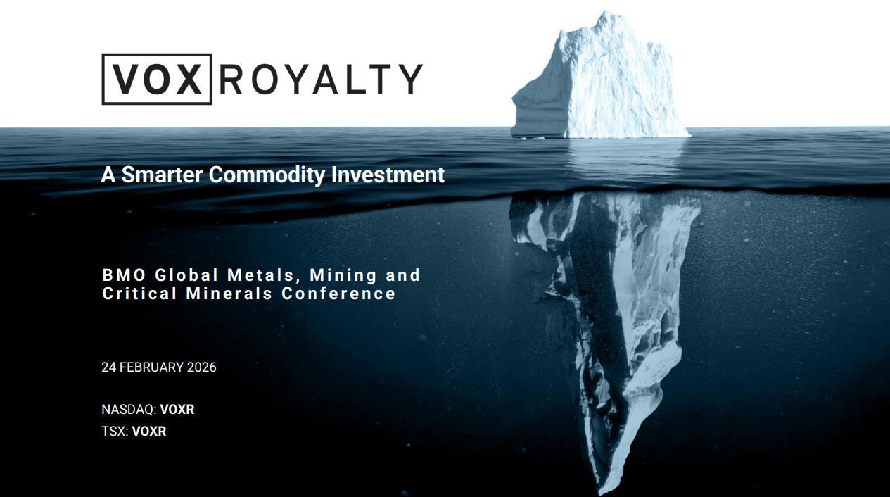 Thumbnail of Vox Royalty's Corporate Presentation