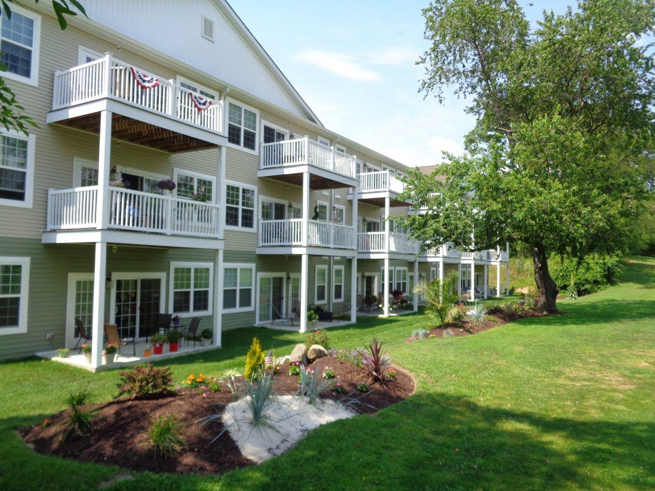 Gardening area outside of Beach Plum Dunes