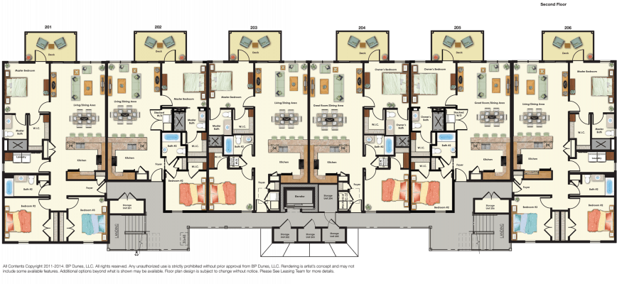 Second Floor Overall Plan