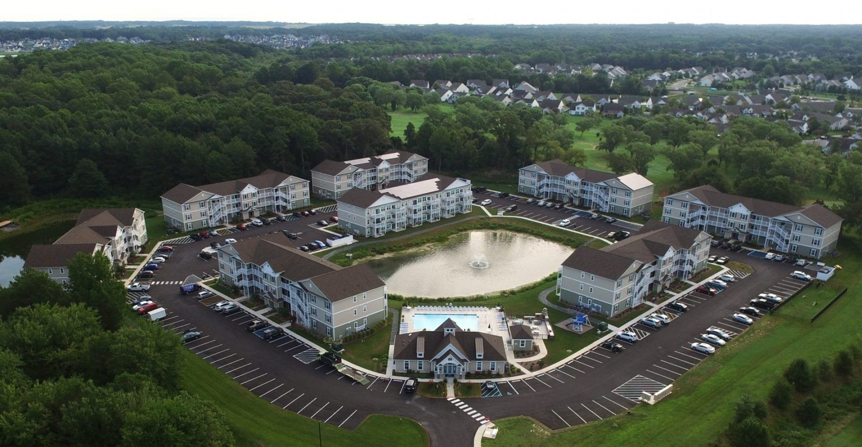 Aerial View of Beach Plum Dunes