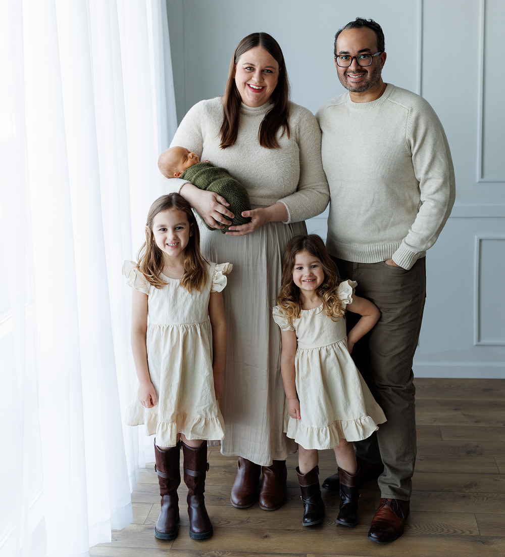 Portrait of the Toftely Family