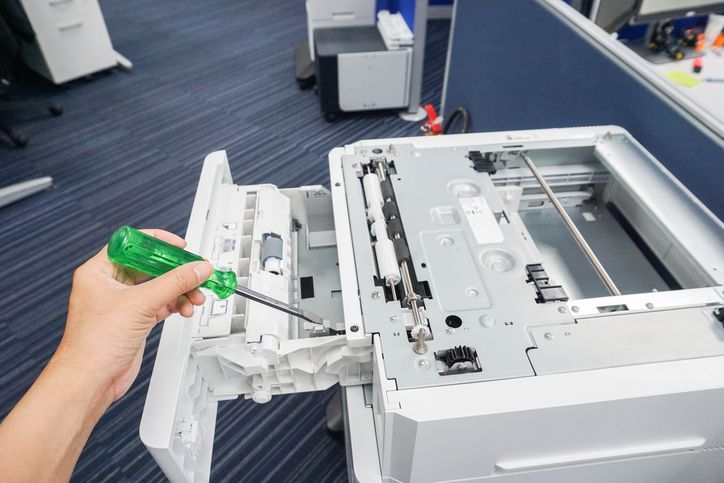 Fixing White Printer - Wayne, NJ - Reptronics