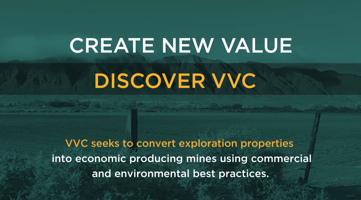 A poster that says create new value discover vvc