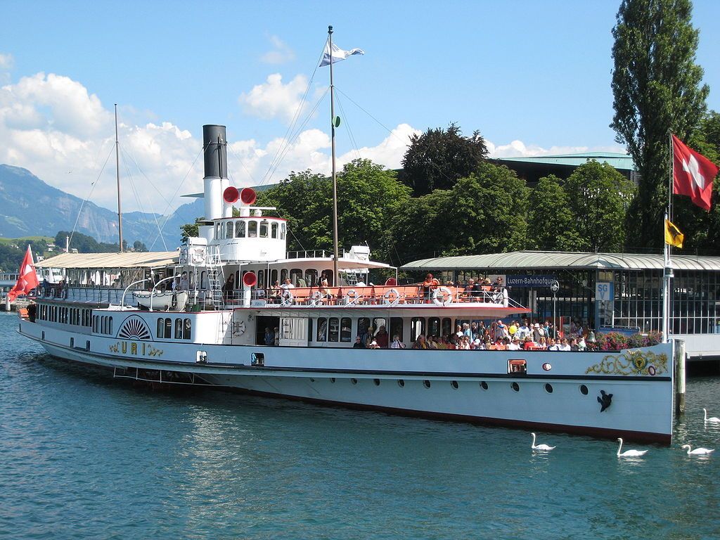 DS Rigi Steamer on Lake Lucerne