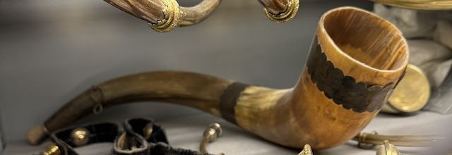 The war horn in the Historical Museum Lucerne, Photo: 12Nov25.