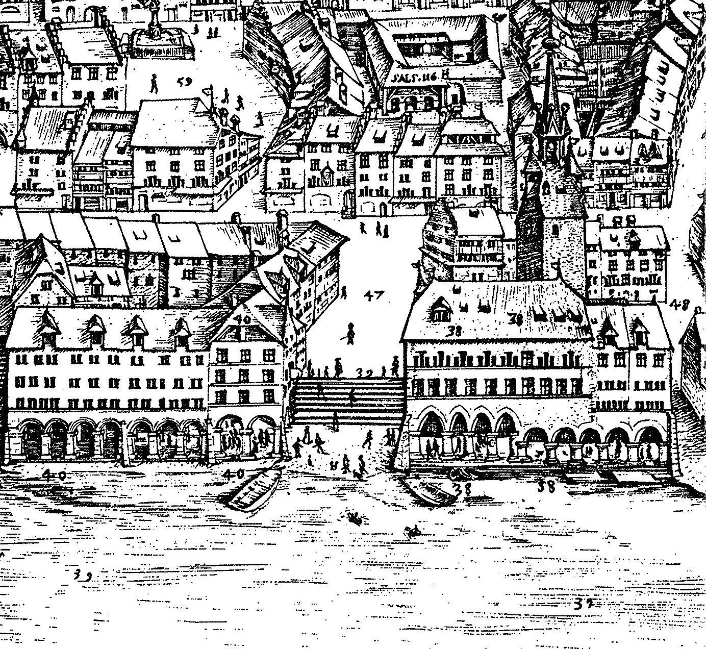 Martiniplan Luzern 1597,detail