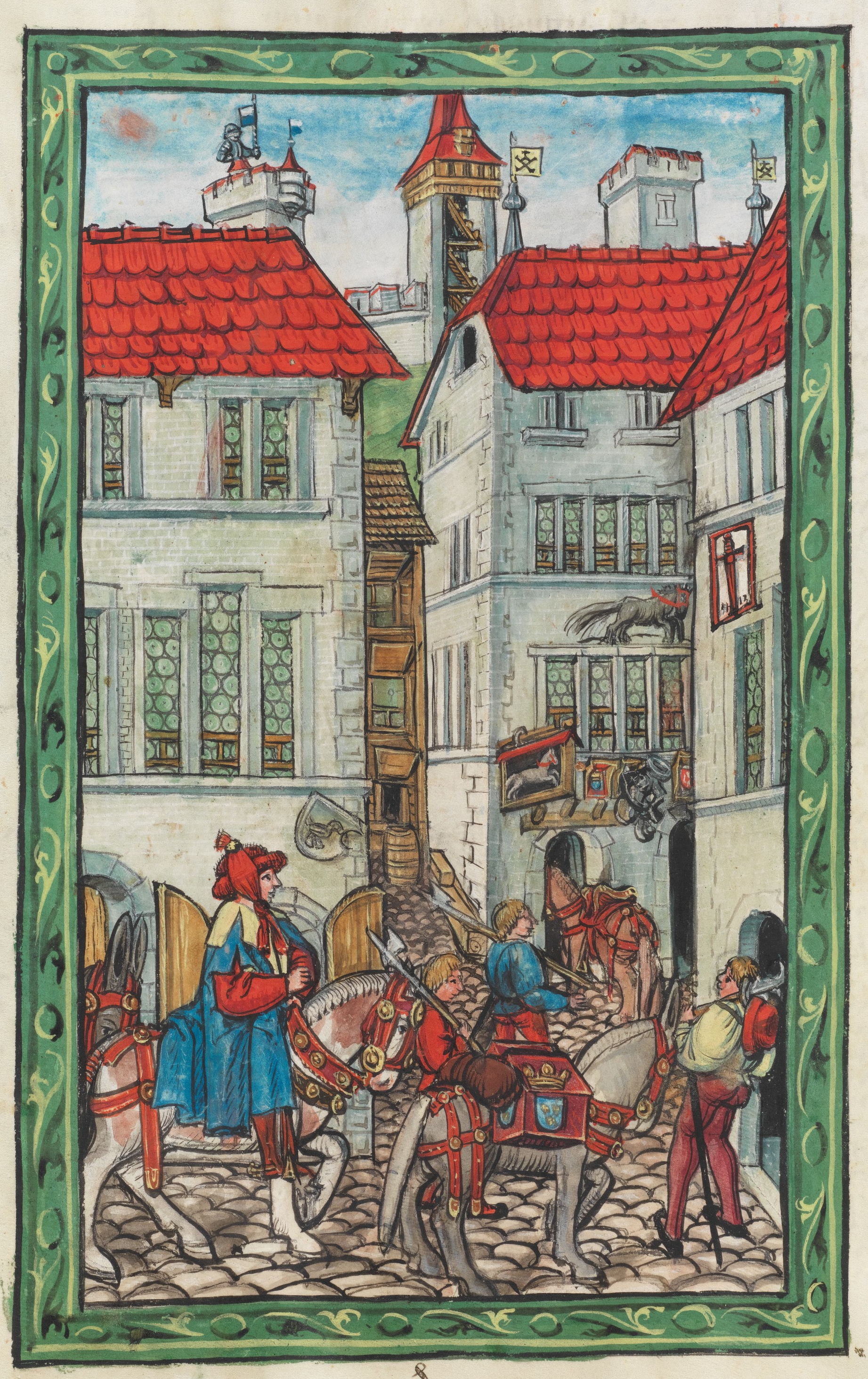 Diebold Schilling Chronicle, Folio 310v S.628