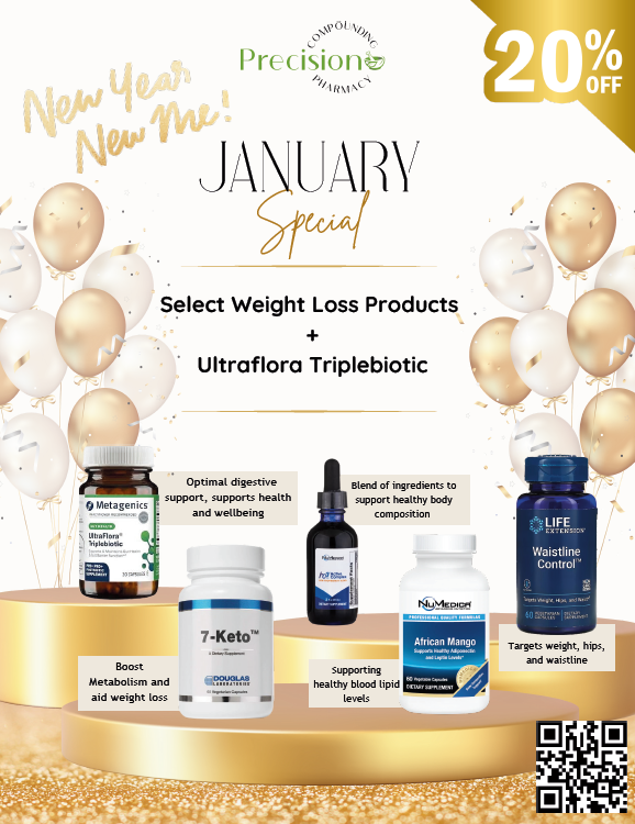 A flyer for precision's January special.