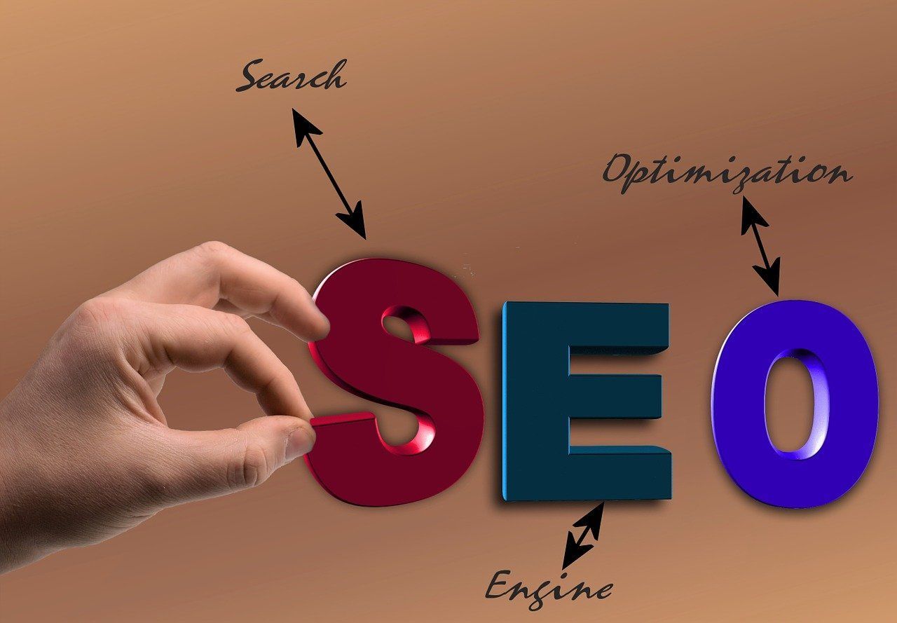 Hand assembling SEO  symbolizing search engine optimization's alignment with Google's standards