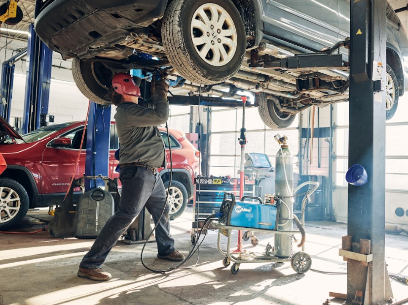 Black car in Garage | Baber Auto Repair Service
