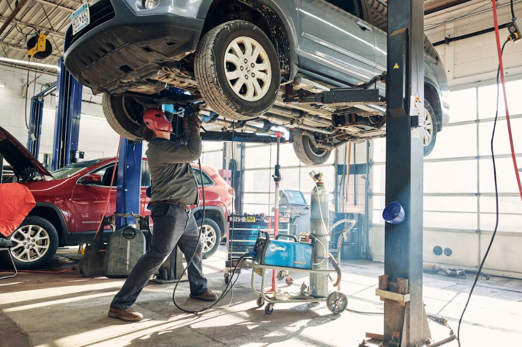 Black car in Garage | Baber Auto Repair Service