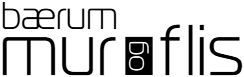 Logoen til Bærum Mur og Flis