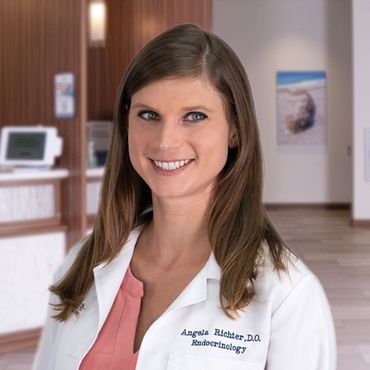 Dr. Angela Richter, D.O.,  double board-certified endocrinologist