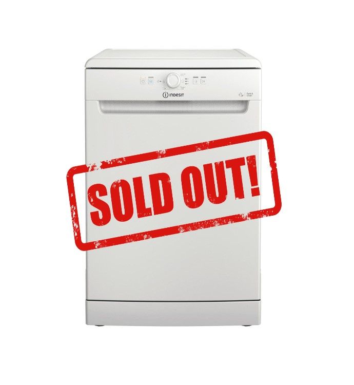 Indesit D2FHK26UK Full Size Freestanding Dishwasher 14 Place Setting