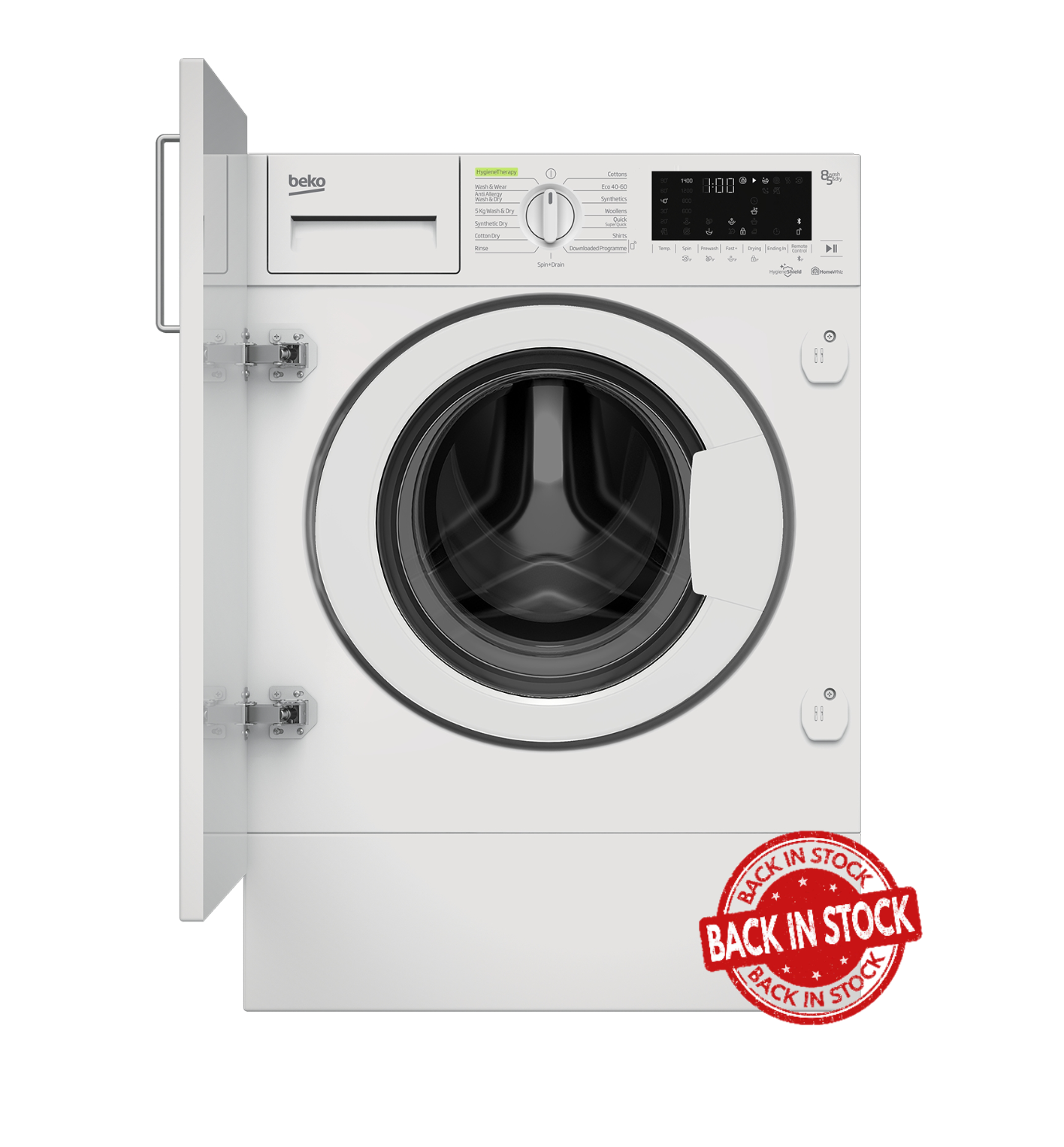 Beko WDIK854421F Washer Dryer 8Kg/5Kg 1400rpm
