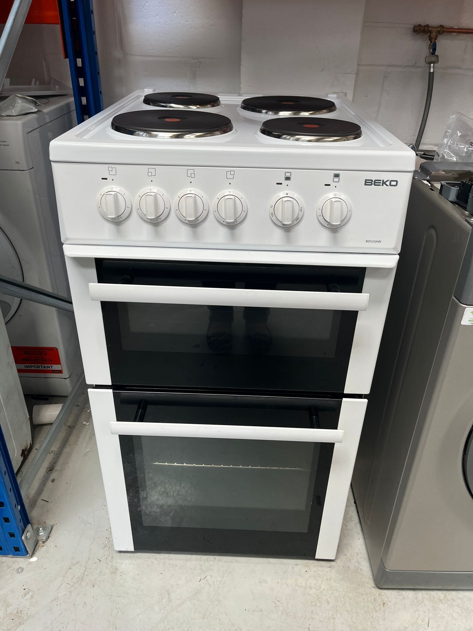 Beko BD533A 50cm Twin Cavity Electric Cooker (slim width) ONLY  £169!