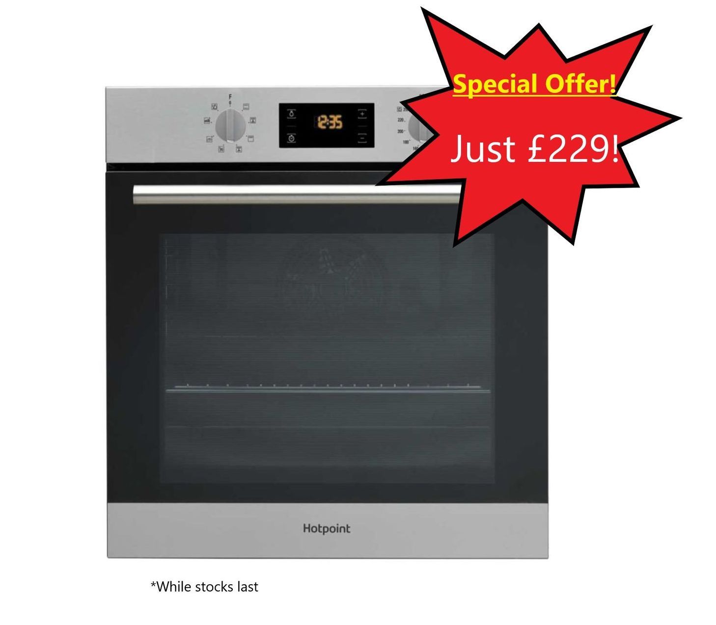Hotpoint SA3540HIX Single Built in Electric Oven Summer Special £229!!