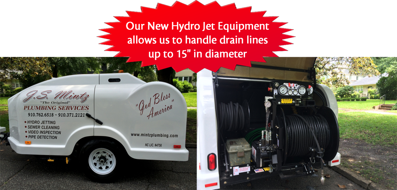 Hydro Jetting Equipment - Fixing a Clog in Wilmington, NC