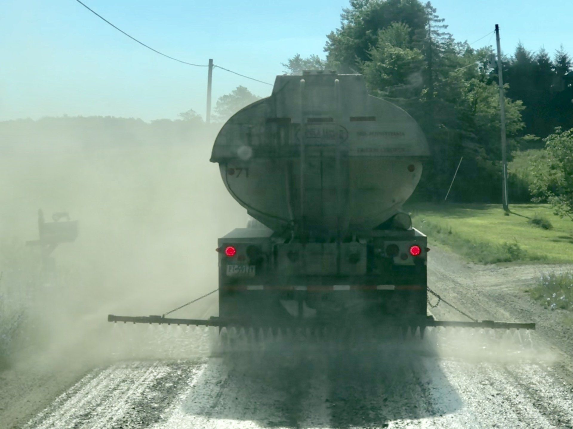 Seneca Mineral Truck Spray
