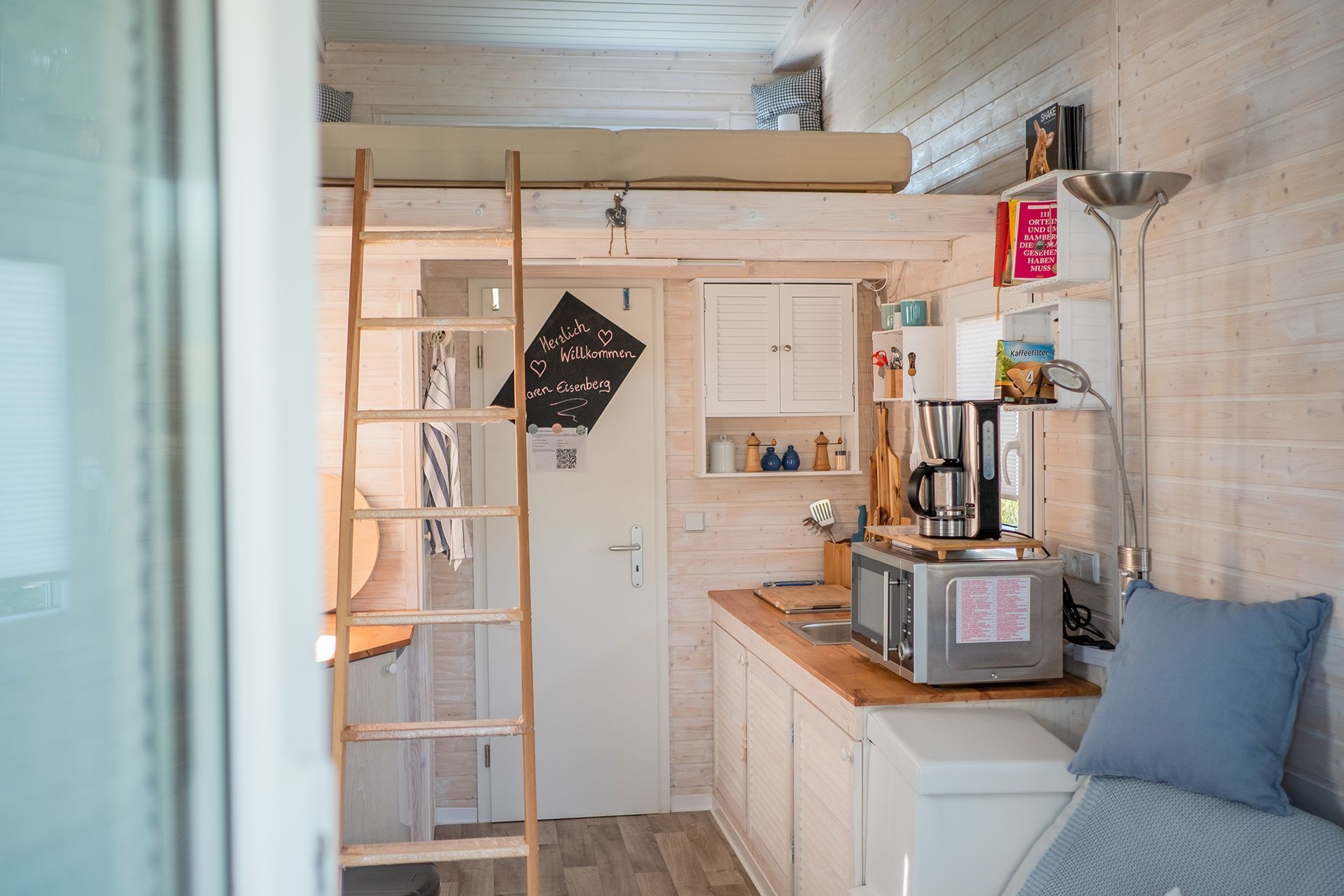 Tinyhouse Bamberg, Ausstattung TINYHOUSE EMMA (Foto: Lea Schreiber)