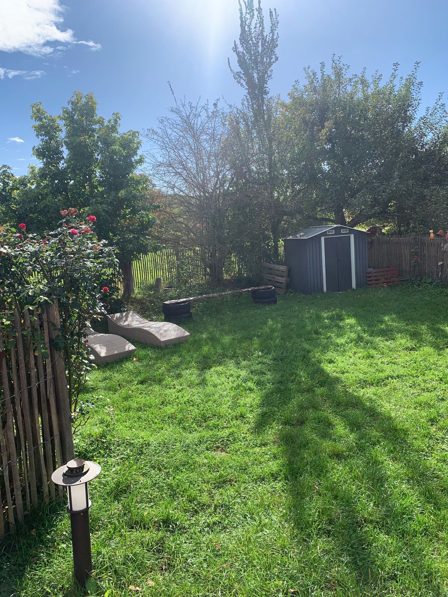 Tinyhouse Bamberg, Außenbereich mit Garten TINYHOUSE EMMA