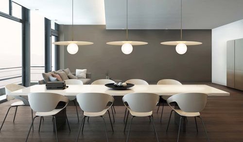 Hanging Lights With Circular Bulb — Riverside, CA — TotalPlan Business Interiors Inc
