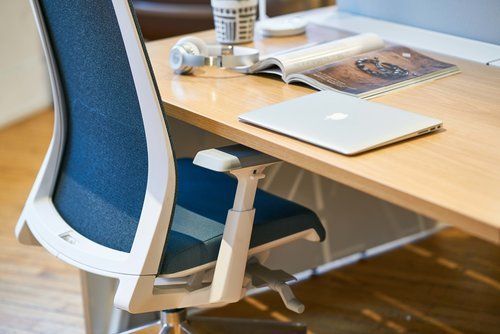 Blue Office Chair — Riverside, CA — TotalPlan Business Interiors Inc