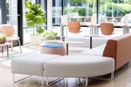 Modern Waiting Area — Riverside, CA — TotalPlan Business Interiors Inc