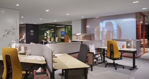 Modern Corporate Work Space — Riverside, CA — TotalPlan Business Interiors Inc
