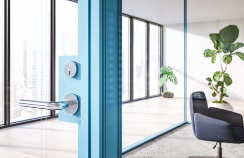 Closeup Glass Wall — Riverside, CA — TotalPlan Business Interiors Inc