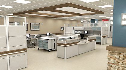 Hospital Office — Riverside, CA — TotalPlan Business Interiors Inc