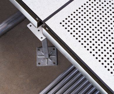 Elevated Flooring Closeup — Riverside, CA — TotalPlan Business Interiors Inc