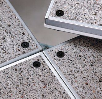 Elevated Flooring With Screw — Riverside, CA — TotalPlan Business Interiors Inc