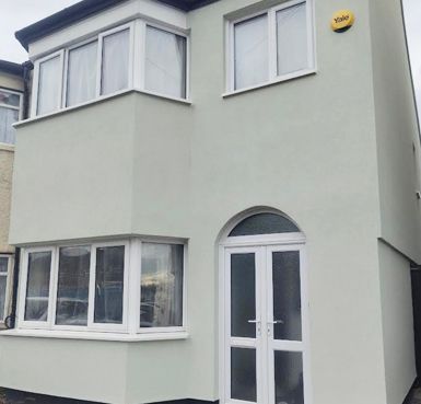 after rendered house Quality Render Specialists Basildon