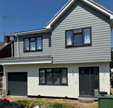 before and after rendered house Quality Render Specialists Basildon