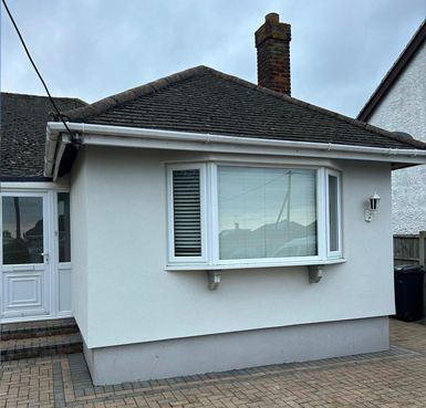 before and after rendered house Quality Render Specialists Basildon