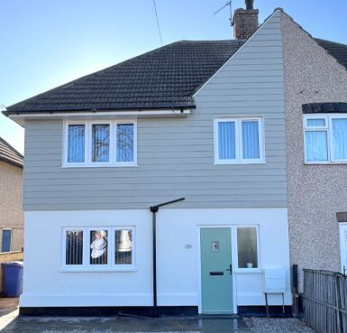 before and after rendered house Quality Render Specialists Basildon