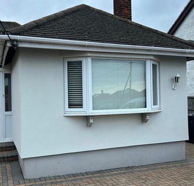 before and after rendered house Quality Render Specialists Basildon