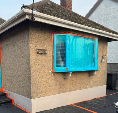 before and after rendered house Quality Render Specialists Basildon