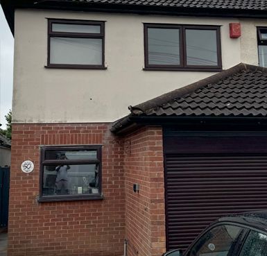 before and after rendered house Quality Render Specialists Basildon