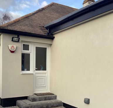 newly rendered house by Quality Render Specialists of Basildon, Essex