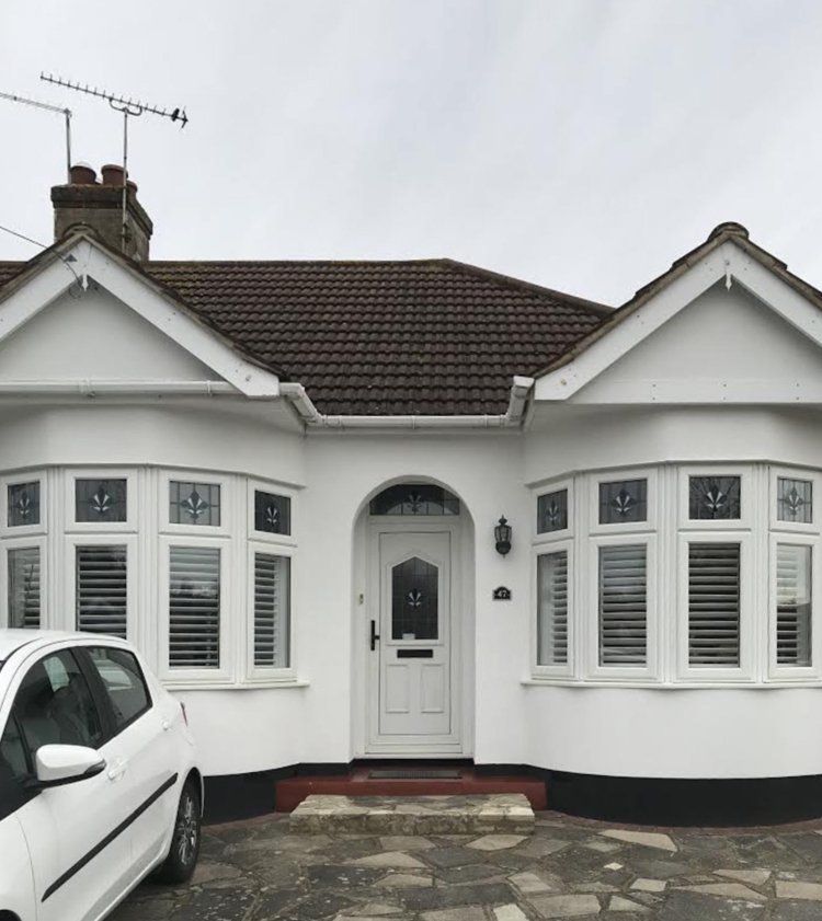 rendered house by Quality Render Specialists of Basildon, Essex