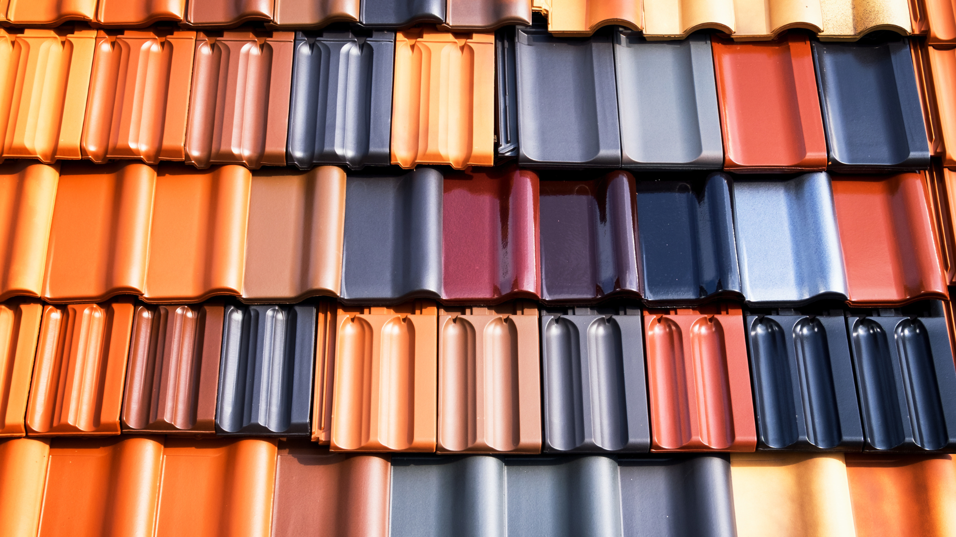 Two men are working on the roof of a building