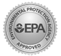 It is a seal that says epa environmental protection agency approved.